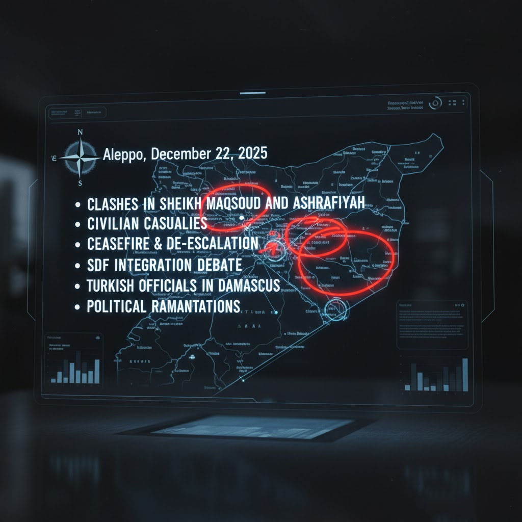 Алеппо: Столкновения в Шейх-Максуд  