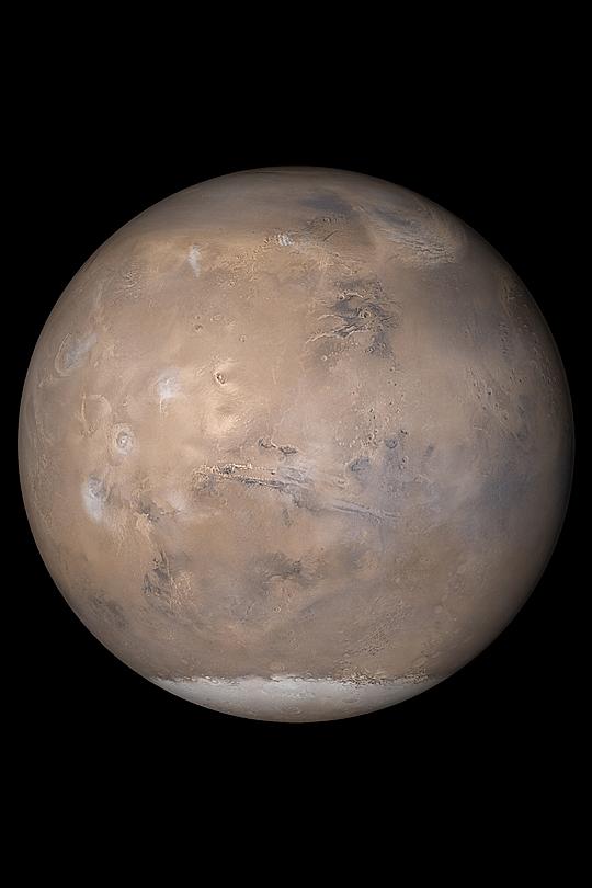 Mars Global Surveyor full-planet view